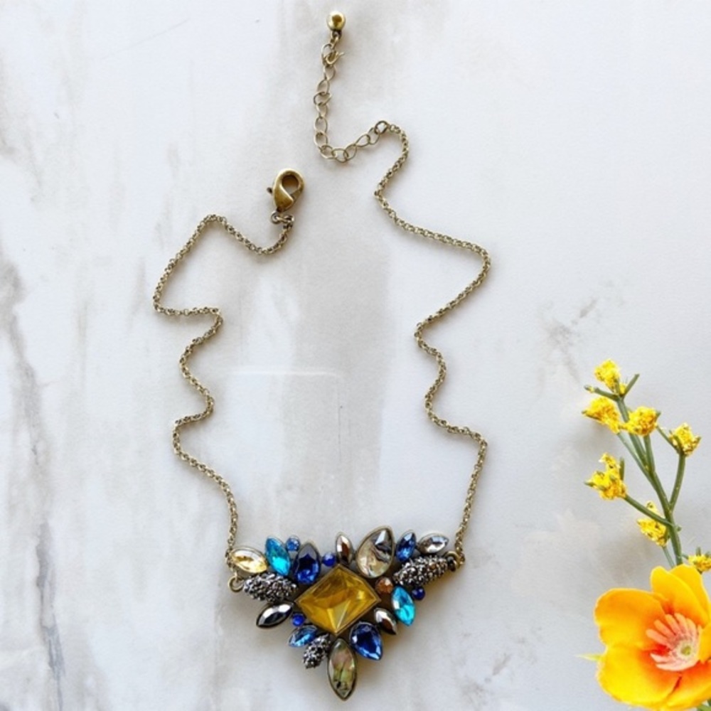 Blue Gem Necklace